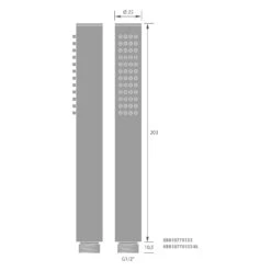 Kronenbach SUPRA STICK 2.0 Stabhandbrause 22 Cm