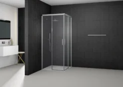 Kronenbach Slide Eckdusche Schiebetür 2-teilig, 90 X 200 Cm, Schenkel Links -Kronenbach kronenbach duschabtrennungen slide eckduschen schenkel links 6021763