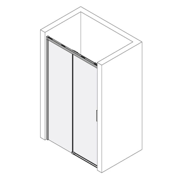Kronenbach Slide Schiebetür 2-teilig für Nische, 120 x 200 cm, Anschlag links Kronenbach Slide Schiebetür 2-teilig Für Nische, 120 X 200 Cm, Anschlag Links -Kronenbach kronenbach duschabtrennungen slide schiebetuer dsn2 nische 6023581
