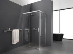 Kronenbach Slide Schiebetür 2-teilig Für Trennwand, 100 X 200 Cm, Anschlag Links -Kronenbach kronenbach duschabtrennungen slide schiebetuer dst2 trennwand 6027148