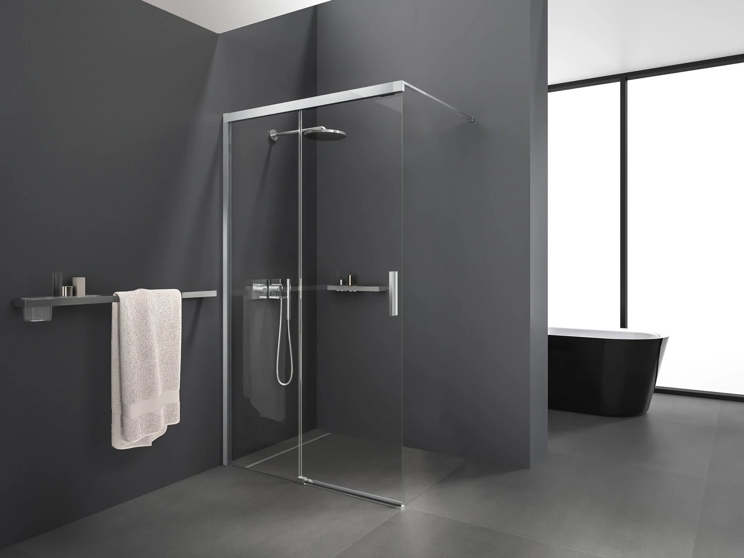 Kronenbach Slide Walk-In Schiebetür 2-teilig, 100 x 200 cm, Anschlag links Kronenbach Slide Walk-In Schiebetür 2-teilig, 100 X 200 Cm, Anschlag Links -Kronenbach kronenbach duschabtrennungen slide schiebetuer walk in 6359497