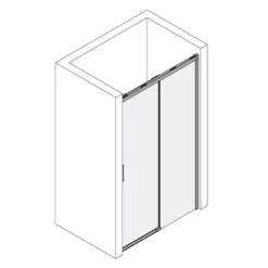 Kronenbach Slide Schiebetür 2-teilig Für Nische, 120 X 200 Cm, Anschlag Rechts 3 Kronenbach Slide Schiebetür 2-teilig Für Nische, 120 X 200 Cm, Anschlag Rechts -Kronenbach kronenbach duschabtrennungen slide schiebetueren nische 2 9134807