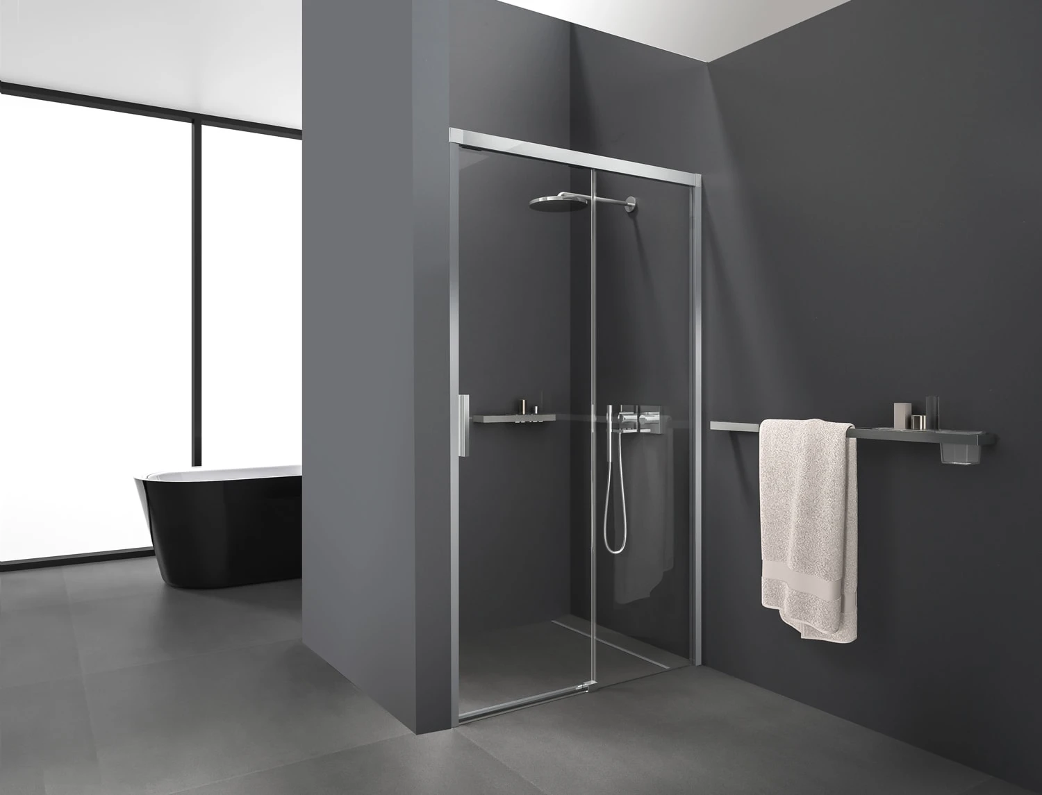 Kronenbach Slide Schiebetür 2-teilig für Nische, 120 x 200 cm, Anschlag rechts Kronenbach Slide Schiebetür 2-teilig Für Nische, 120 X 200 Cm, Anschlag Rechts -Kronenbach kronenbach duschabtrennungen slide schiebetueren nische 2 9134810