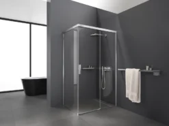 Kronenbach Slide Schiebetür 2-teilig Für Trennwand, 120 X 200 Cm, Anschlag Rechts -Kronenbach kronenbach duschabtrennungen slide schiebetueren trennwand 2 9134585