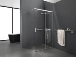 Kronenbach Slide Walk-In Schiebetür 2-teilig, 100 X 200 Cm, Anschlag Rechts -Kronenbach kronenbach duschabtrennungen slide walk schiebetueren 9134828