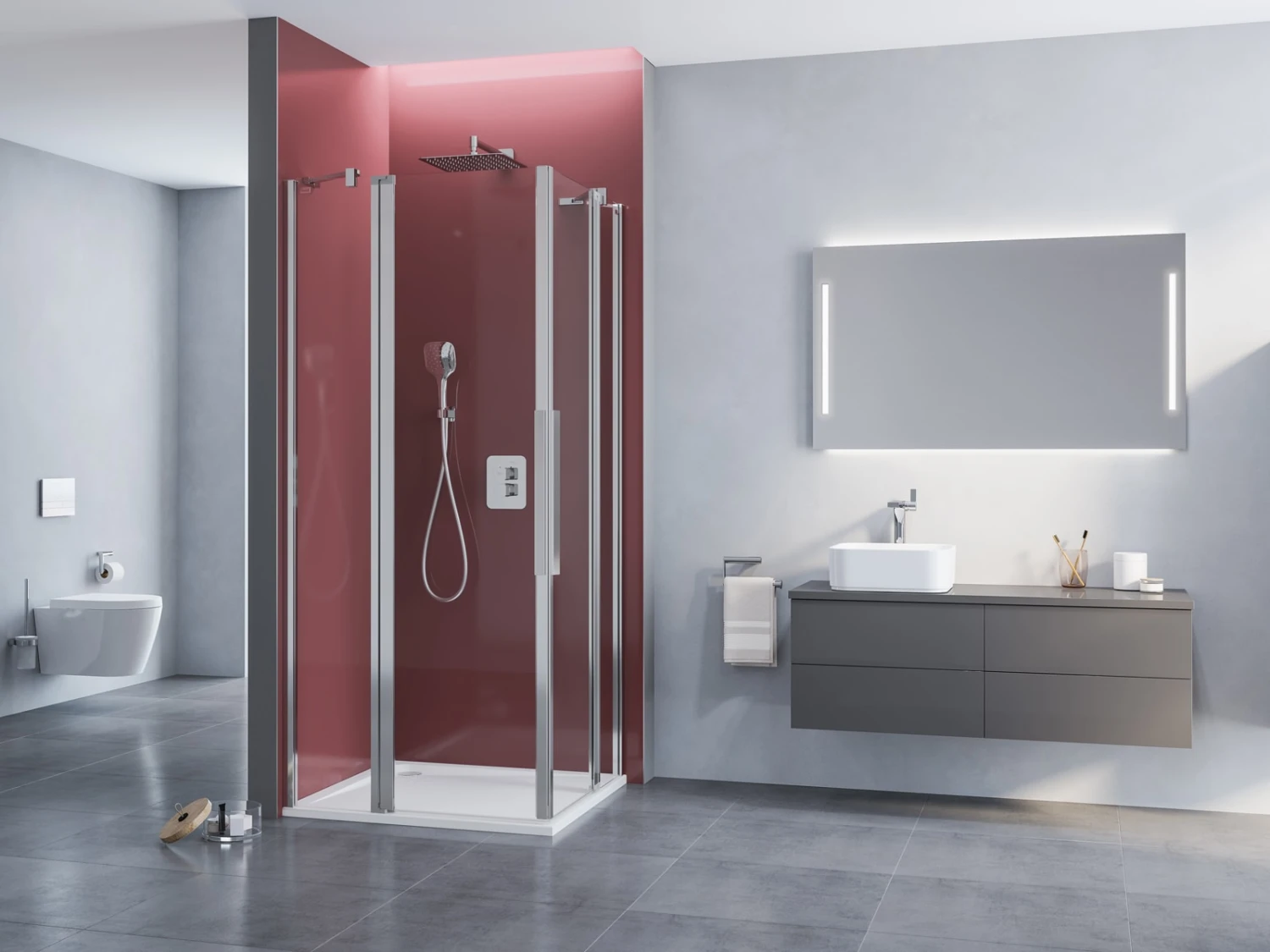 Kronenbach Tube Eckdusche Pendeltür 2-teilig, Sondermaß, Schenkel links Kronenbach Tube Eckdusche Pendeltür 2-teilig, Sondermaß, Schenkel Links -Kronenbach kronenbach duschabtrennungen tube eckduschen pendeltuer epfs 4027637