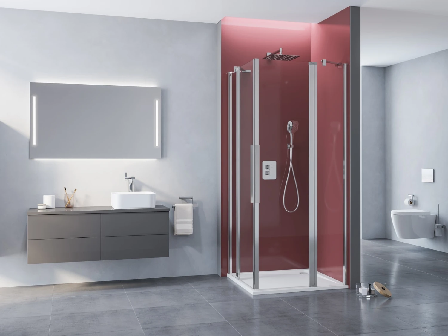 Kronenbach Tube Eckdusche Pendeltür 2-teilig, Sondermaß, Schenkel rechts Kronenbach Tube Eckdusche Pendeltür 2-teilig, Sondermaß, Schenkel Rechts -Kronenbach kronenbach duschabtrennungen tube eckduschen pendeltuer epfs 4027745