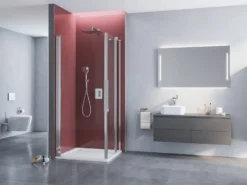 Kronenbach Tube Eckdusche Pendeltür Mit Drehpunkt Wandseitig, Sondermaß, Schenkel Links 3 Kronenbach Tube Eckdusche Pendeltür Mit Drehpunkt Wandseitig, Sondermaß, Schenkel Links -Kronenbach kronenbach duschabtrennungen tube eckduschen pendeltuer epws 4027685