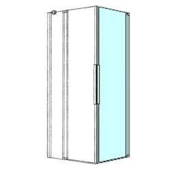 Kronenbach Tube Eckdusche Pendeltür Mit Drehpunkt Wandseitig, Sondermaß, Schenkel Rechts 2 Kronenbach Tube Eckdusche Pendeltür Mit Drehpunkt Wandseitig, Sondermaß, Schenkel Rechts -Kronenbach kronenbach duschabtrennungen tube eckduschen pendeltuer epws 4027763