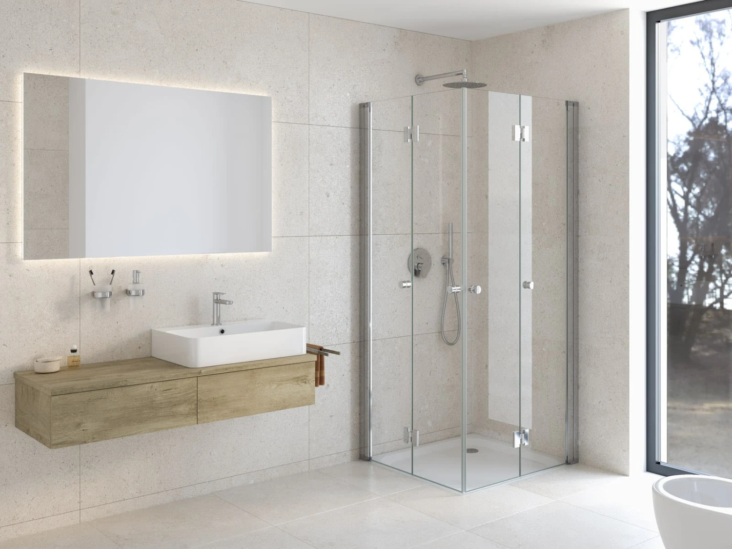 Kronenbach Tube Falteckdusche, Sondermaß bis 127,5 cm, Schenkel rechts Kronenbach Tube Falteckdusche, Sondermaß Bis 127,5 Cm, Schenkel Rechts -Kronenbach kronenbach duschabtrennungen tube falteckduschen efts sonderanfertigung 4028186