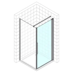 Kronenbach Tube Pendeltür Für Trennwand, Sondermaß Bis 100 Cm, Anschlag Rechts 2 Kronenbach Tube Pendeltür Für Trennwand, Sondermaß Bis 100 Cm, Anschlag Rechts -Kronenbach kronenbach duschabtrennungen tube pendeltuer tpwa und 4017722