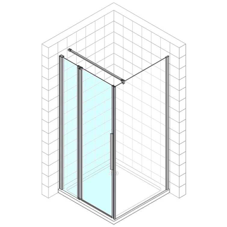 Kronenbach Tube Pendeltür mit Festelement für Trennwand, 80 x 200 cm, Anschlag links Kronenbach Tube Pendeltür Mit Festelement Für Trennwand, 80 X 200 Cm, Anschlag Links -Kronenbach kronenbach duschabtrennungen tube pendeltuer tpwa und 4023803