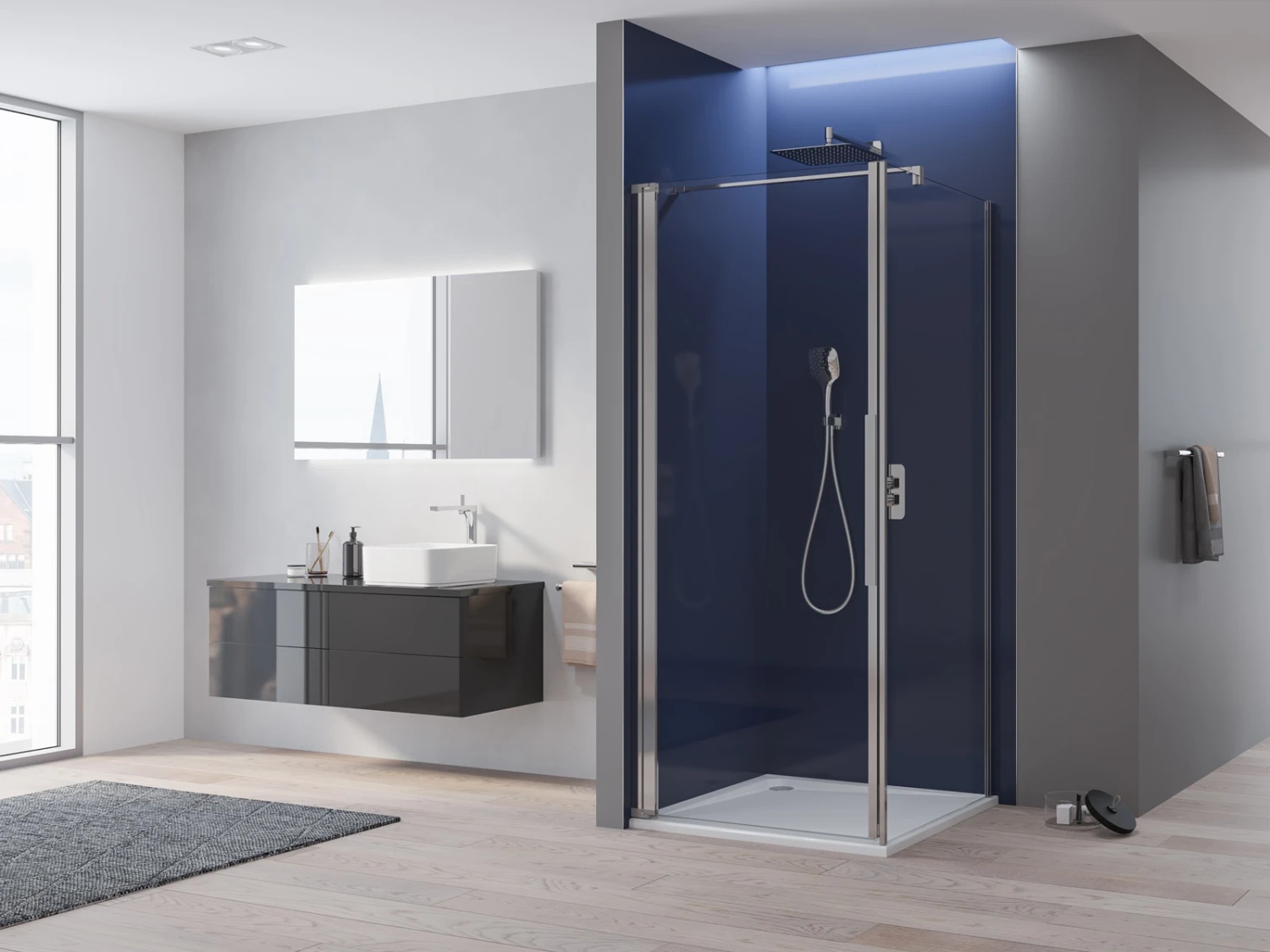 Kronenbach Tube Pendeltür für Trennwand, 90 x 200 cm, Anschlag links Kronenbach Tube Pendeltür Für Trennwand, 90 X 200 Cm, Anschlag Links -Kronenbach kronenbach duschabtrennungen tube pendeltuer tpwa und 4028018