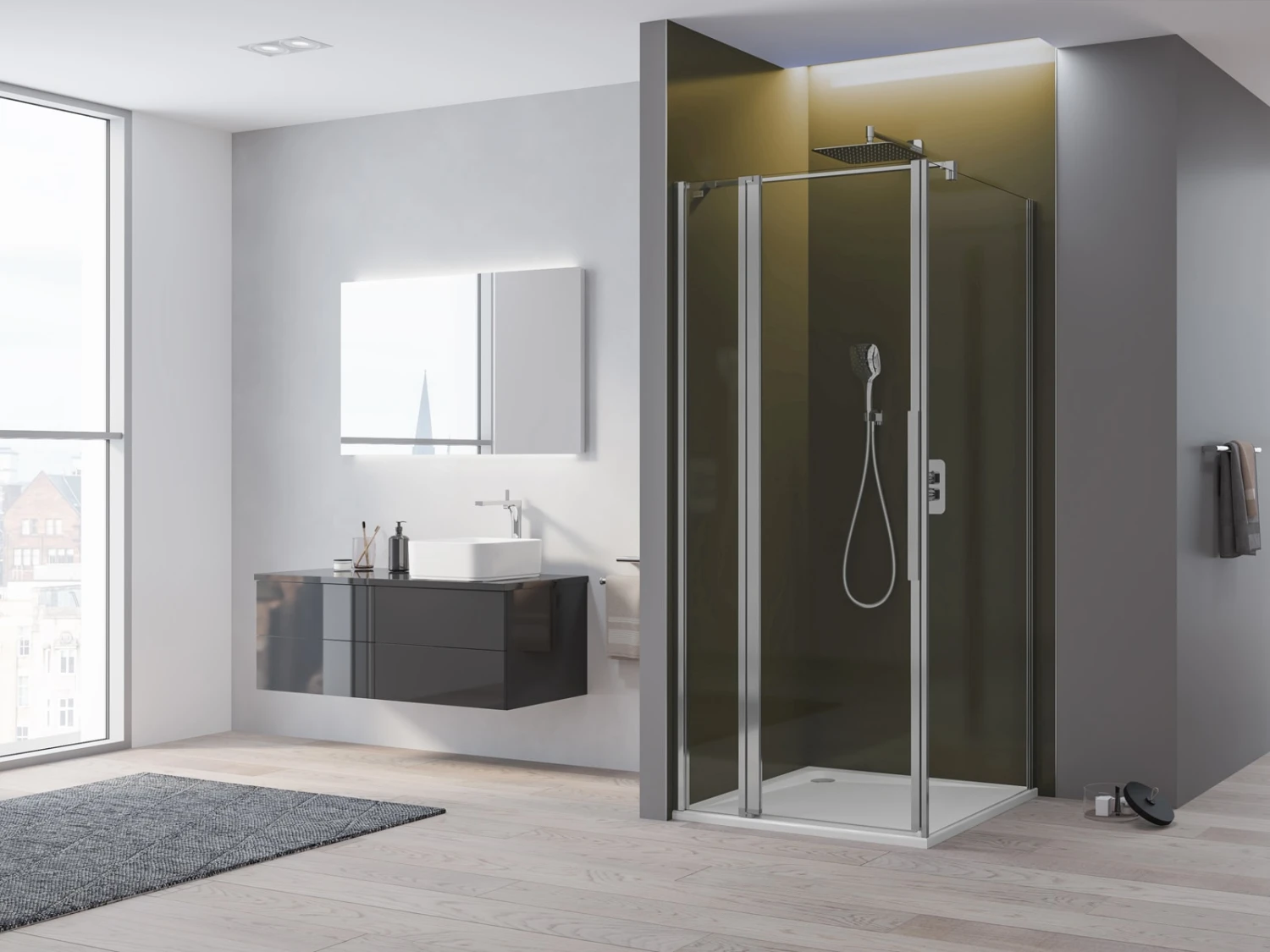 Kronenbach Tube Pendeltür mit Festelement für Trennwand, 80 x 200 cm, Anschlag links Kronenbach Tube Pendeltür Mit Festelement Für Trennwand, 80 X 200 Cm, Anschlag Links -Kronenbach kronenbach duschabtrennungen tube pendeltuer tpwa und 4212859