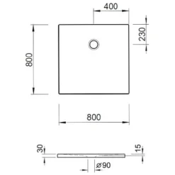 Kronenbach Cube Mineralguss-Duschwanne 80 X 80 Cm 3 Kronenbach Cube Mineralguss-Duschwanne 80 X 80 Cm -Kronenbach kronenbach duschwannen cube mineralguss 80 x 4038631