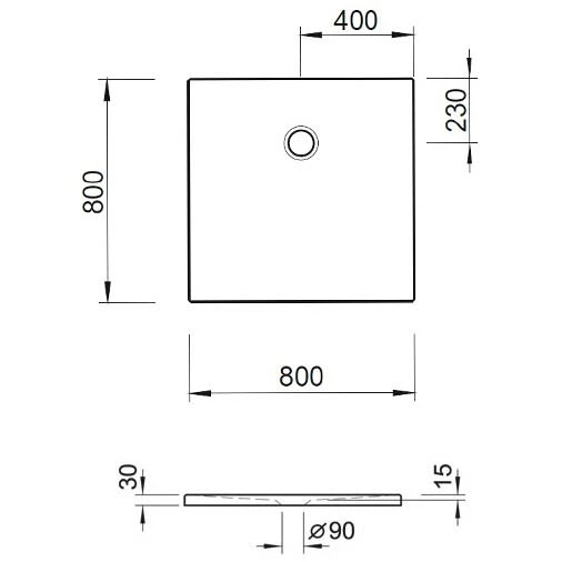 Kronenbach Cube Mineralguss-Duschwanne 80 x 80 cm Kronenbach Cube Mineralguss-Duschwanne 80 X 80 Cm -Kronenbach kronenbach duschwannen cube mineralguss 80 x 4038631