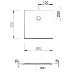 Kronenbach Cube Mineralguss-Duschwanne 80 X 80 Cm Mit Antislip -Kronenbach kronenbach duschwannen cube mineralguss 80 x 4038725
