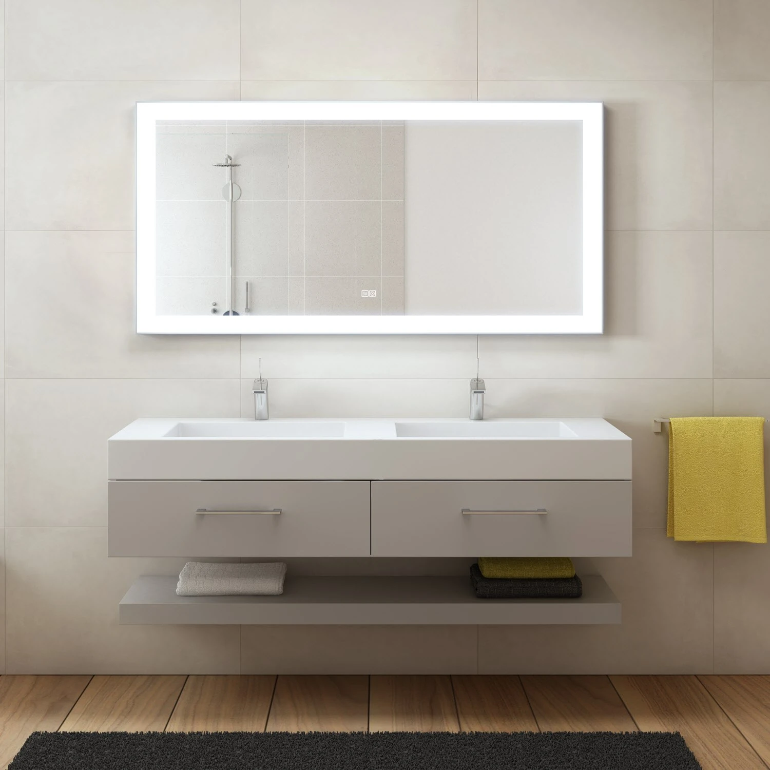 Kronenbach Day Lichtspiegel 70 x 60 cm mit LED-Beleuchtung Kronenbach Day Lichtspiegel 70 X 60 Cm Mit LED-Beleuchtung -Kronenbach kronenbach lichtspiegel day 60 x 70 4290217