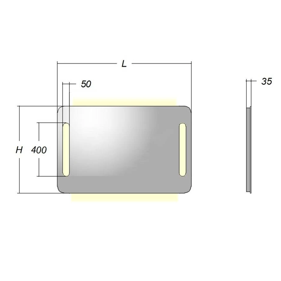 Kronenbach Dream Lichtspiegel 80 x 85 cm mit Spiegelheizung Kronenbach Dream Lichtspiegel 80 X 85 Cm Mit Spiegelheizung -Kronenbach kronenbach lichtspiegel dream 80 x 85 7004304