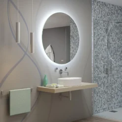 Kronenbach Moon Lichtspiegel Ø 120 Cm Mit Spiegelheizung