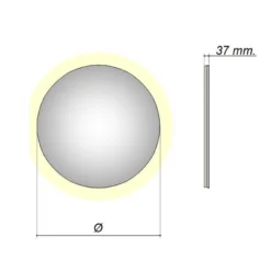 Kronenbach -Kronenbach kronenbach lichtspiegel moon dm 60 cm 7969732