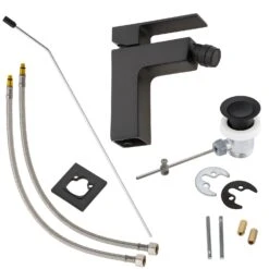 Kronenbach Quara 2.0 Black Bidet-Einhebelmischer -Kronenbach kronenbach quara 2 black bidet einhebelmischer 4172301