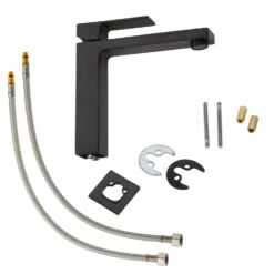 Kronenbach Quara 2.0 Black XL-Size Waschtisch-Einhebelmischer Ohne Ablaufgarnitur -Kronenbach kronenbach quara 2 waschtisch black xl 4268974