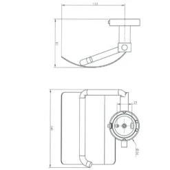 Kronenbach Radia Papierhalter Mit Deckel