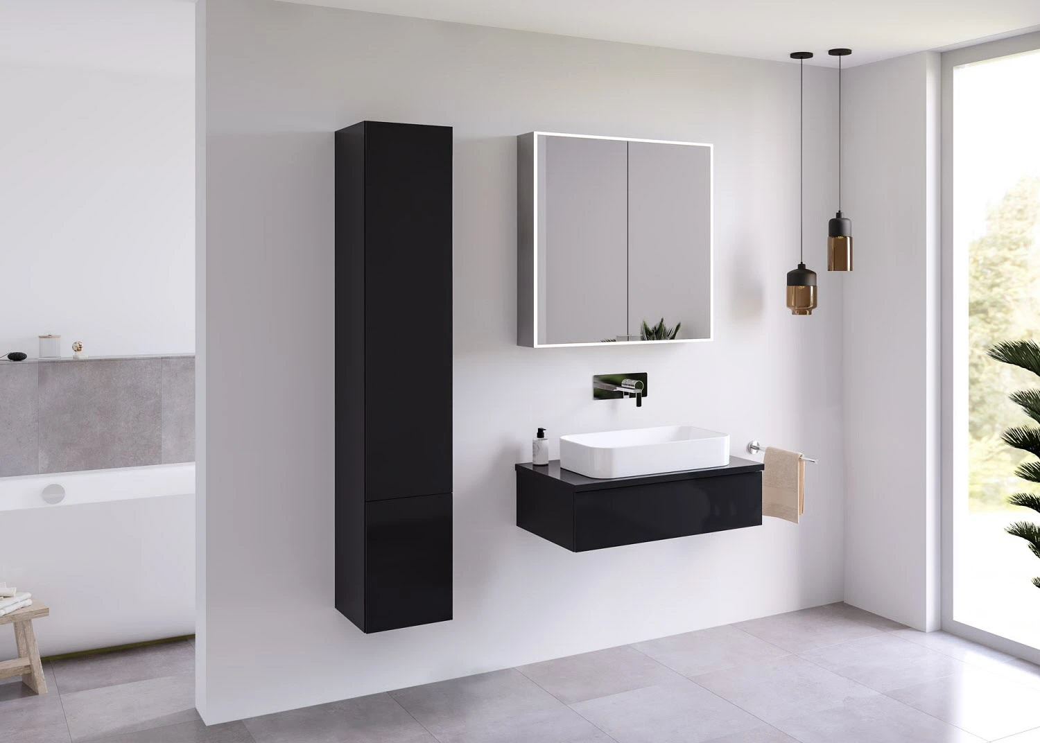 Kronenbach Cube Spiegelschrank 80 x 80 cm mit umlaufender LED-Beleuchtung, Aufputz Kronenbach Cube Spiegelschrank 80 X 80 Cm Mit Umlaufender LED-Beleuchtung, Aufputz -Kronenbach kronenbach spiegelschraenke cube spiegelschrank 80 x 6360889