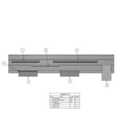 Kronenbach Cube Ordnungssystem Für Spiegelschrank 130 Cm Mit 3 Drehtüren -Kronenbach kronenbach spiegelschraenke zubehoer ordnungssystem spiegelschrank cube 6214528