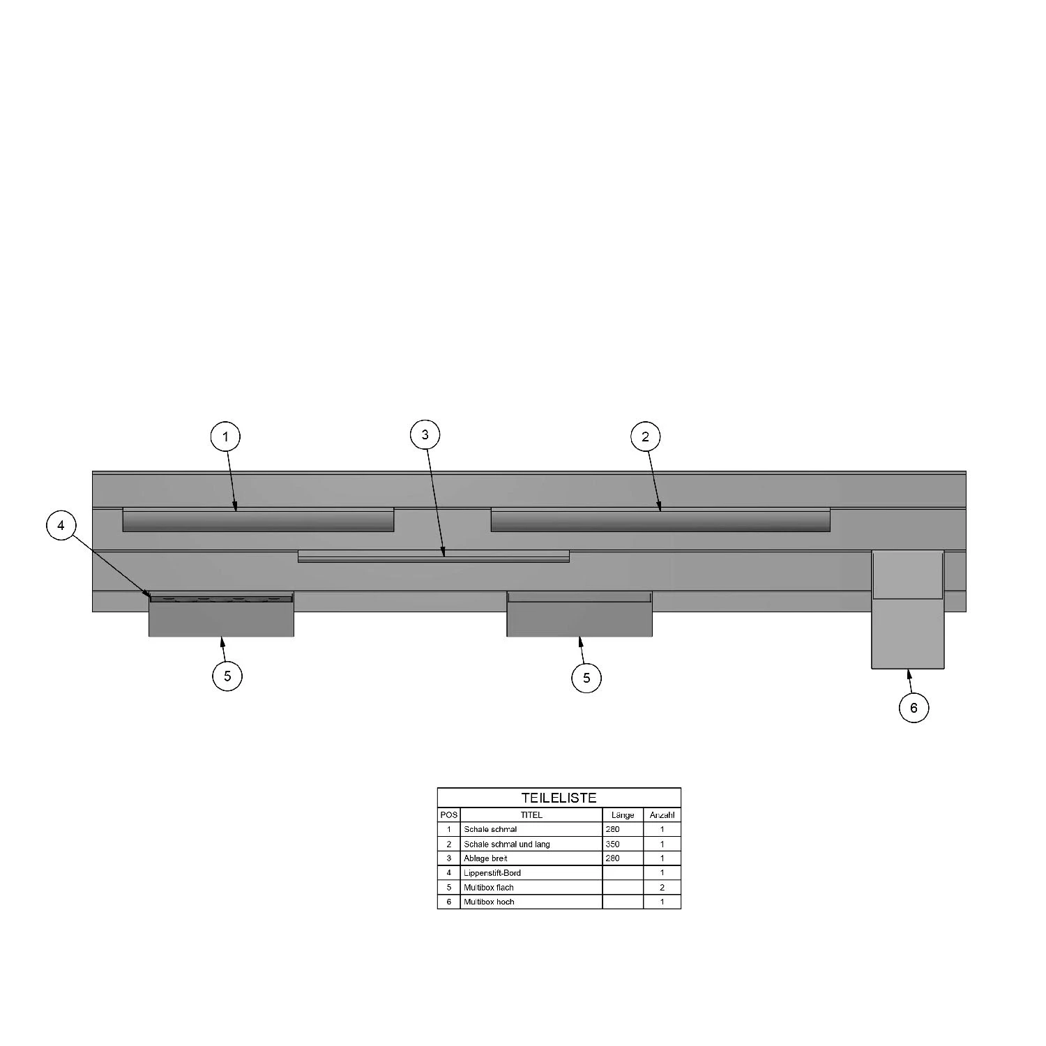 Kronenbach Cube Ordnungssystem für Spiegelschrank 140 cm mit 3 Drehtüren Kronenbach Cube Ordnungssystem Für Spiegelschrank 140 Cm Mit 3 Drehtüren -Kronenbach kronenbach spiegelschraenke zubehoer ordnungssystem spiegelschrank cube 6214531