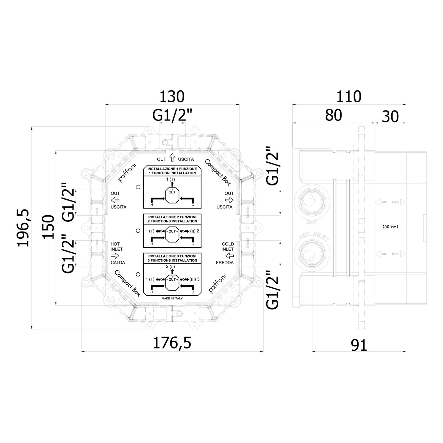 Kronenbach Kronbox Smart Push Universal-Grundkörper Kronenbach Kronbox Smart Push Universal-Grundkörper -Kronenbach kronenbach universalartikel grundkoerper kronbox 3 9965036