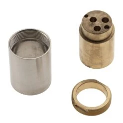 Kronenbach Lima 2.0 Steel Look UP Verlängerung 4 Cm Zu Waschtisch-Wandarmatur