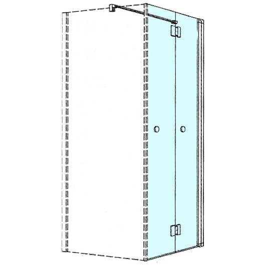 Kronenbach Tube Falttür für Trennwand, Sondermaß bis 125 cm, Anschlag rechts Kronenbach Tube Falttür Für Trennwand, Sondermaß Bis 125 Cm, Anschlag Rechts -Kronenbach marken kronenbach duschabtrennungen 4018601